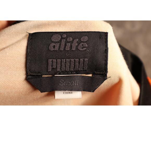 Puma Alife Shirt Mens Small Orange Flame Soccer Jersey DryCell 158 Streetwear - Picture 4 of 7